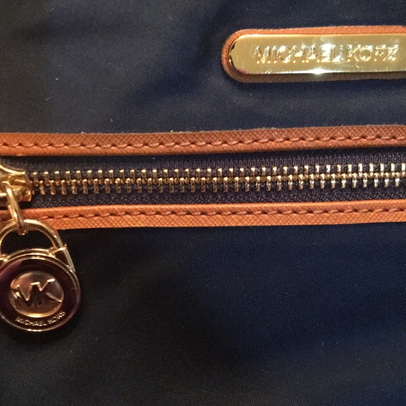 Michael Kors Blue Nylon Wristlet - Picture 2 of 8